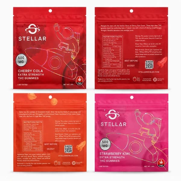 STELLAR GUMMIES 500MG at Fort York Cannabis