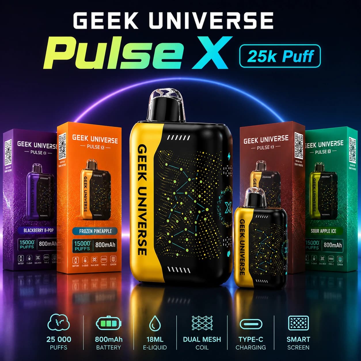 GEEK UNIVERSE 25k PUFFS product preview