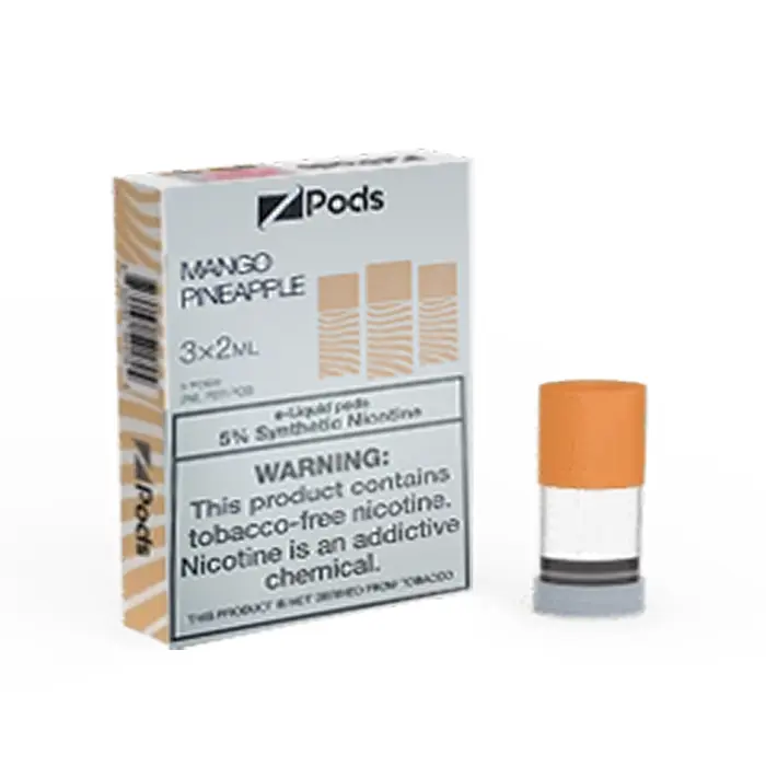 ZPods / ZPODS – Mango Pineapple (3×2 mL pods, 5% synthetic nic) at Fort York Cannabis