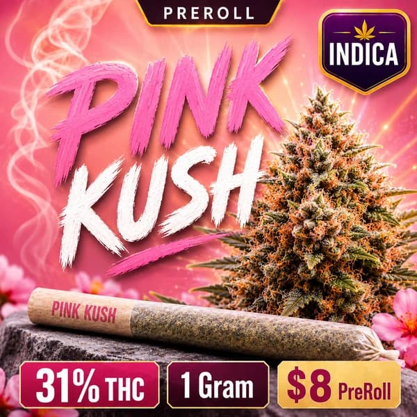 PINK KUSH 1G IND PR-ROLL at Fort York Cannabis