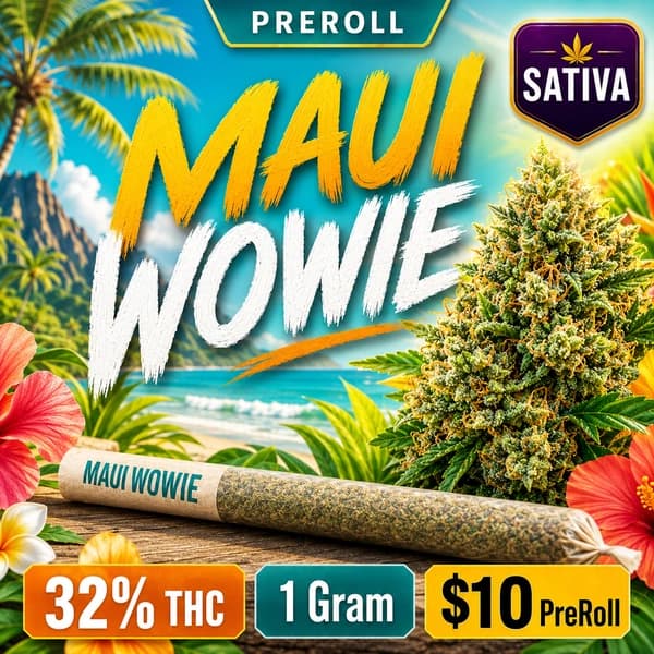 MAUI WOWIE 1G SAT PRE-ROLL at Fort York Cannabis
