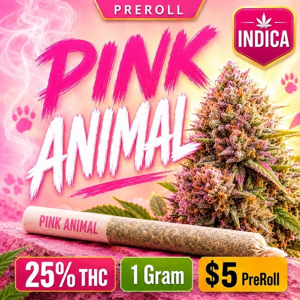 PINK ANIMAL 1G IND PRE-ROLL at Fort York Cannabis