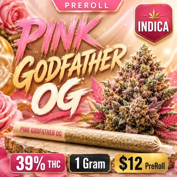 PINK GODFATHER OG 1G IND PRE-ROLL at Fort York Cannabis