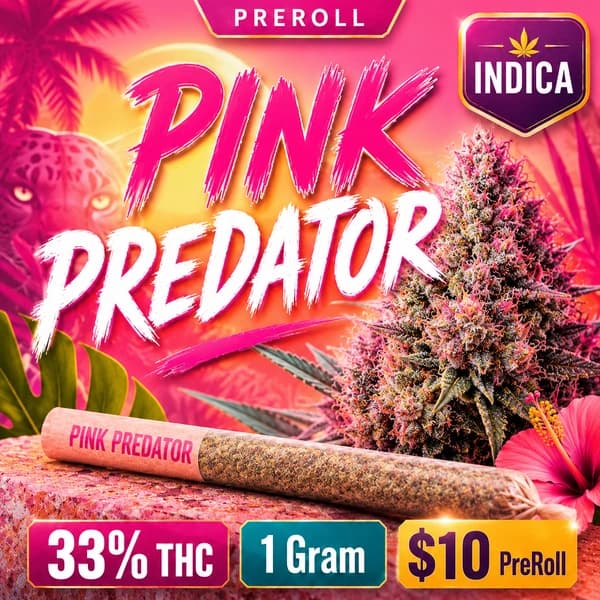 PINK PREDATOR 1G IND PRE-ROLL at Fort York Cannabis