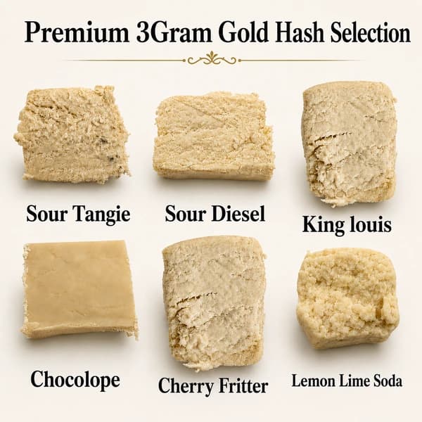 PREMIUM 3G GOLD HASH - *CHRRY FRITTER SALE $30* at Fort York Cannabis