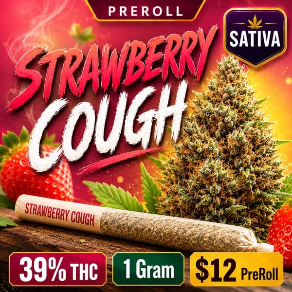 STRAWBERRY COUGH 1G SAT PRE-ROLL at Fort York Cannabis
