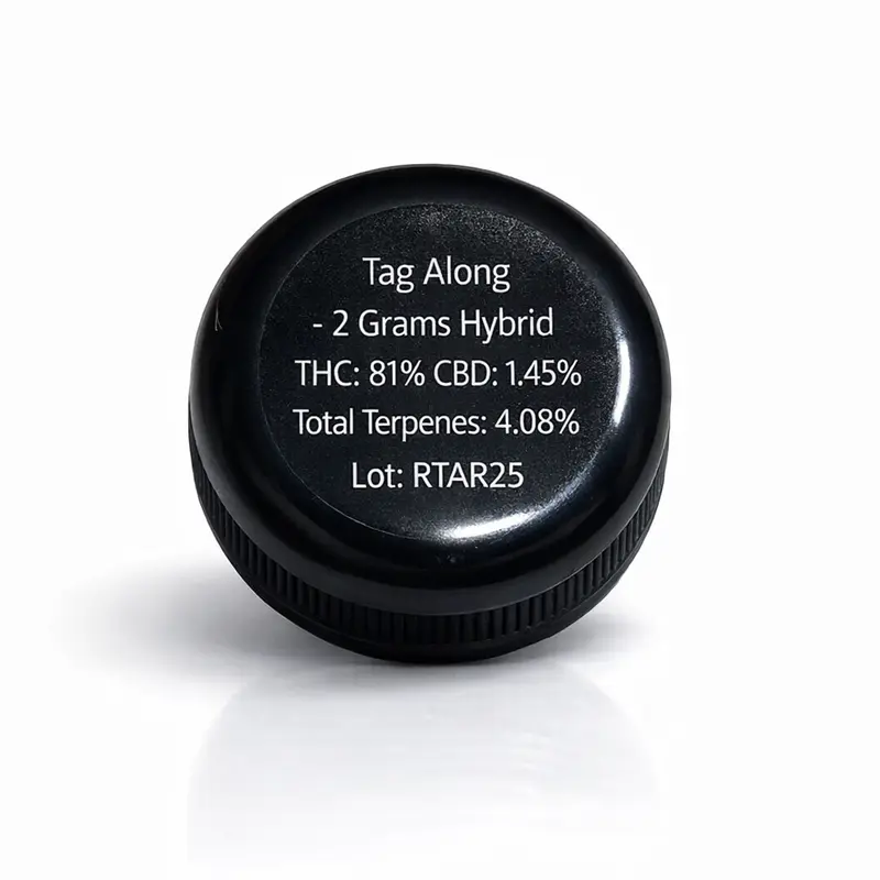 RESIN TAG ALONG 2G HYBRID, IND, SAT at Fort York Cannabis